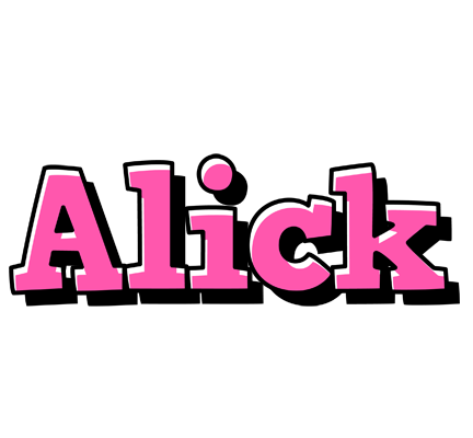 Alick girlish logo