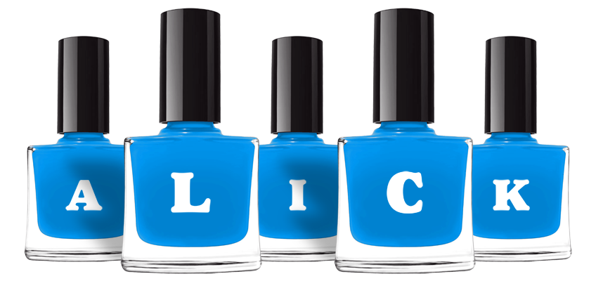 Alick glossy logo