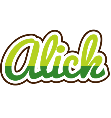 Alick golfing logo