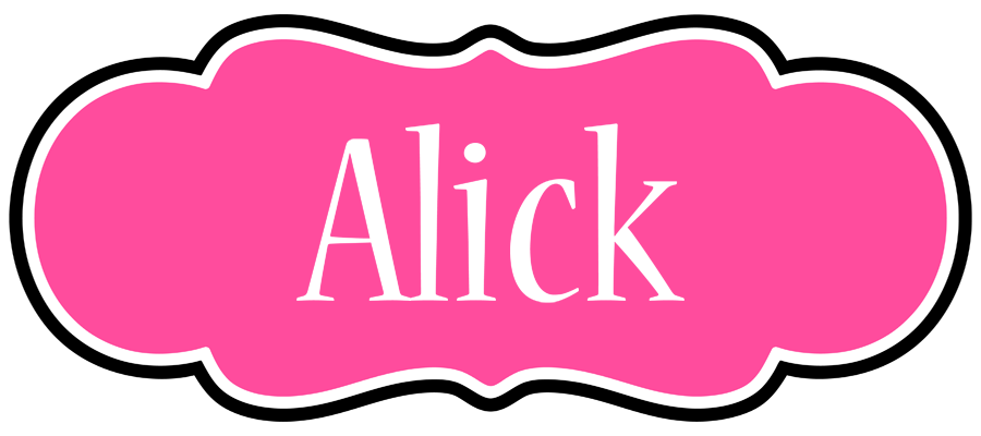 Alick invitation logo