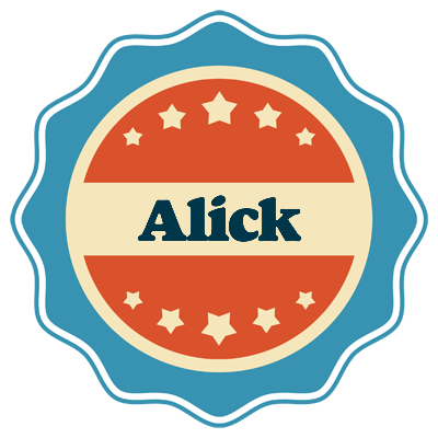 Alick labels logo
