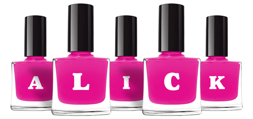 Alick nails logo