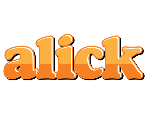 Alick orange logo