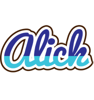 Alick raining logo