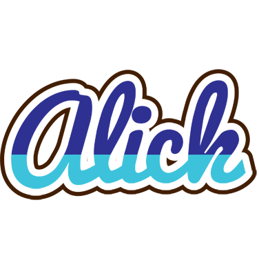 Alick raining logo