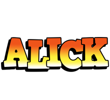 Alick sunset logo