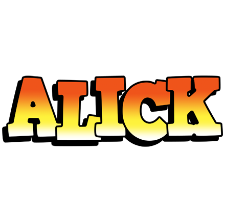 Alick sunset logo