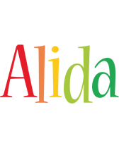 Alida birthday logo