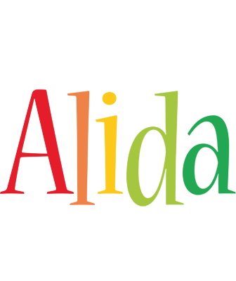Alida birthday logo