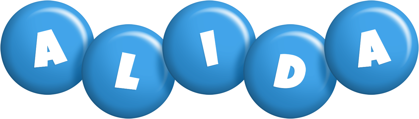 Alida candy-blue logo