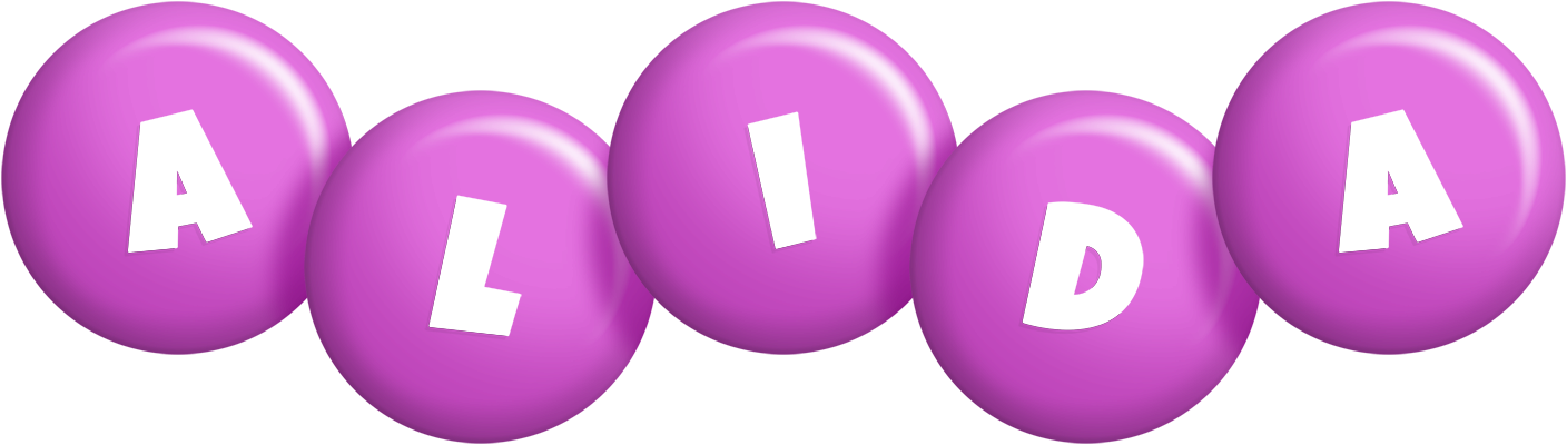 Alida candy-purple logo