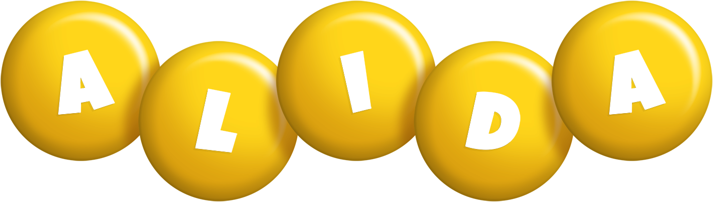Alida candy-yellow logo