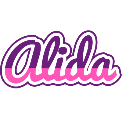 Alida cheerful logo