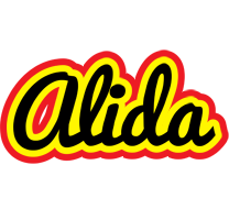 Alida flaming logo