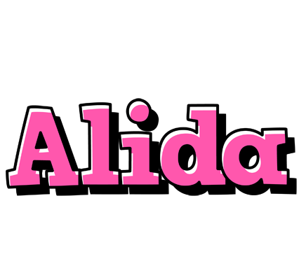 Alida girlish logo