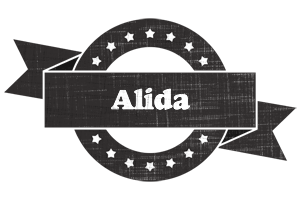 Alida grunge logo