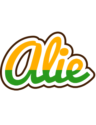 Alie banana logo