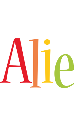 Alie birthday logo