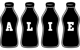 Alie bottle logo