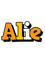 Alie cartoon logo