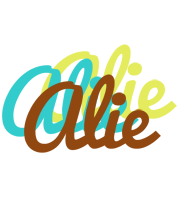 Alie cupcake logo