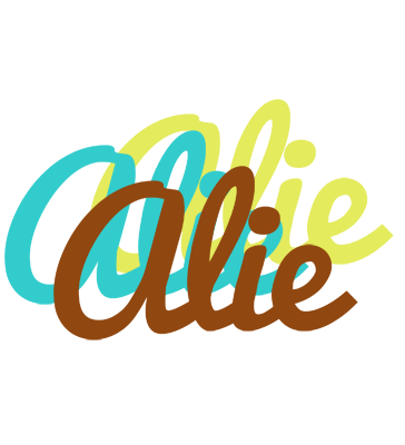 Alie cupcake logo