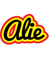 Alie flaming logo