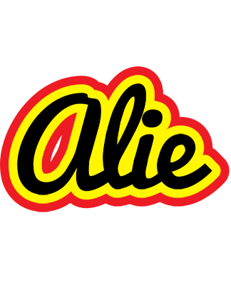 Alie flaming logo