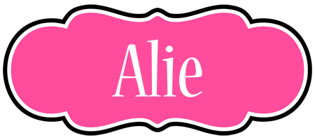 Alie invitation logo