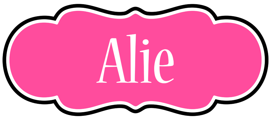 Alie invitation logo