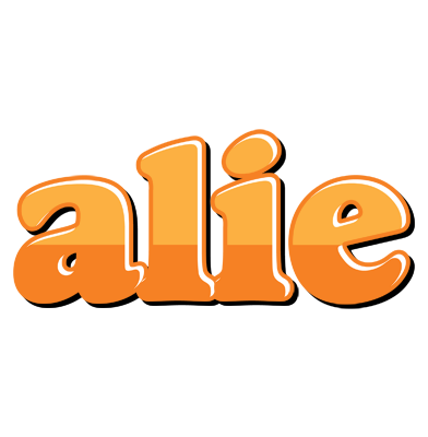 Alie orange logo