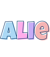 Alie pastel logo