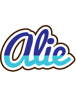 Alie raining logo