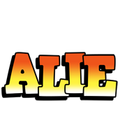 Alie sunset logo