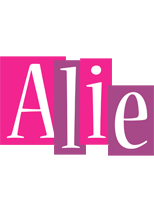 Alie whine logo