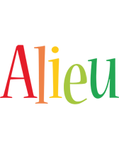 Alieu birthday logo