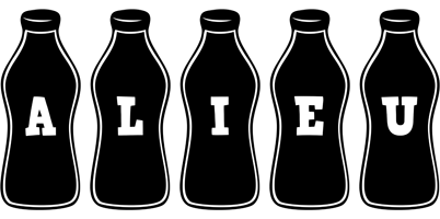 Alieu bottle logo