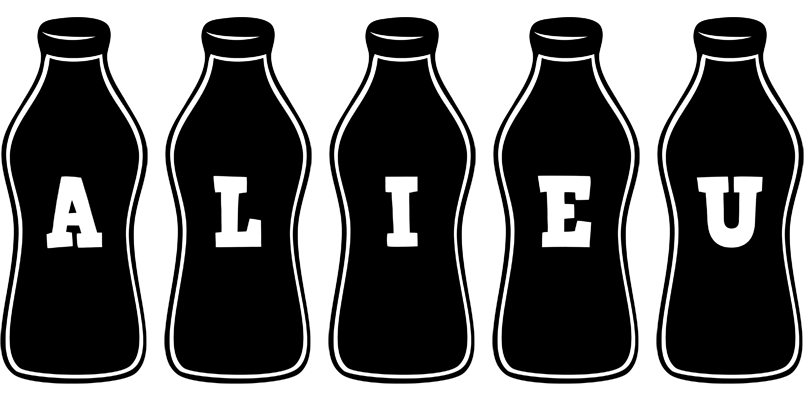 Alieu bottle logo