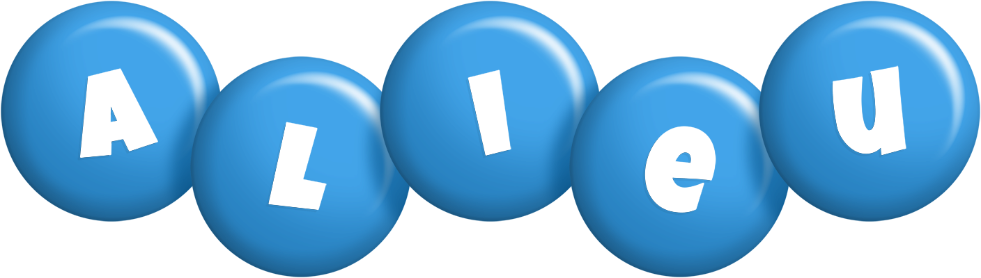 Alieu candy-blue logo