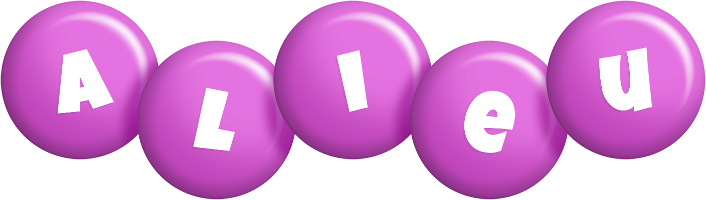 Alieu candy-purple logo