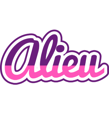 Alieu cheerful logo