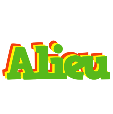 Alieu crocodile logo
