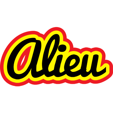 Alieu flaming logo