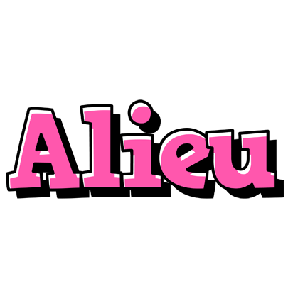 Alieu girlish logo