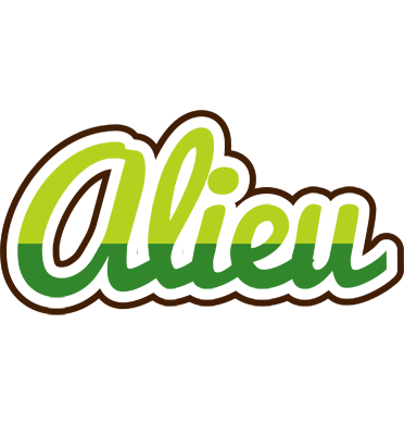 Alieu golfing logo