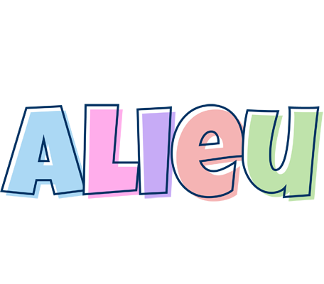 Alieu pastel logo