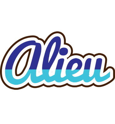 Alieu raining logo