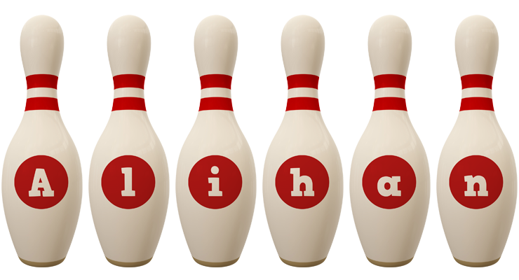 Alihan bowling-pin logo