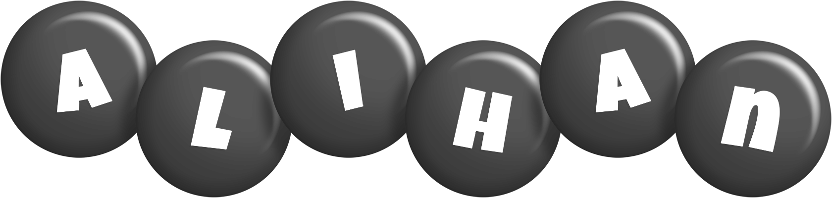 Alihan candy-black logo