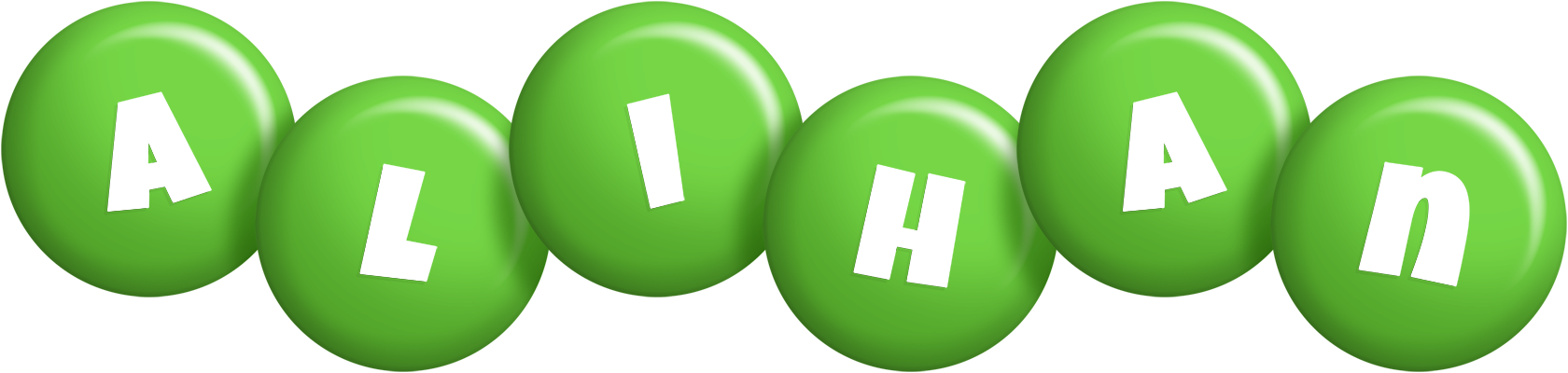 Alihan candy-green logo